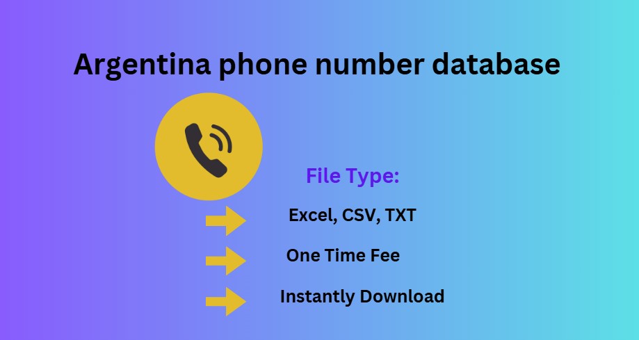 Argentina phone number database