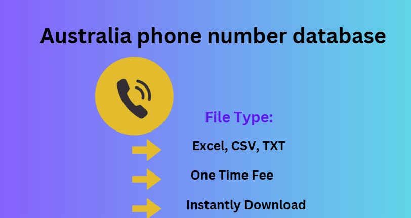 Australia phone number database