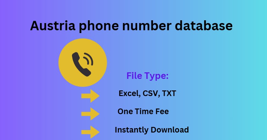 Austria phone number database