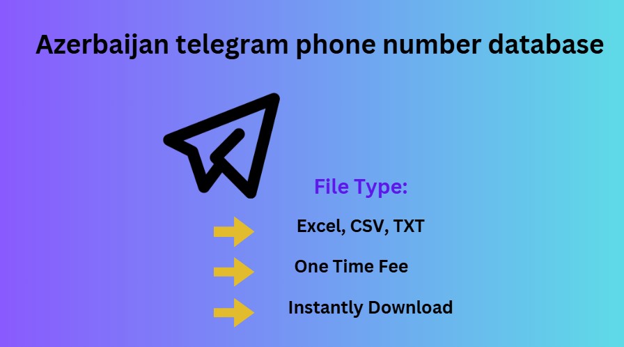 Azerbaijan telegram phone number database