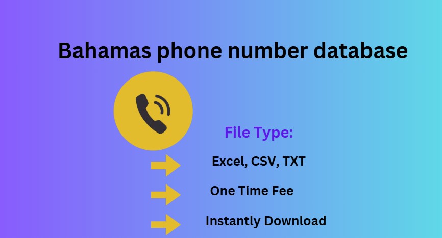 Bahamas phone number database