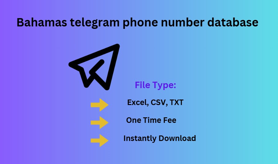 Bahamas telegram phone number database