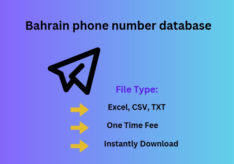 Bahrain phone number database