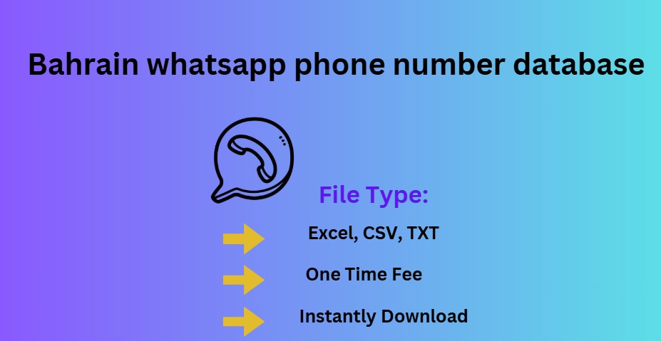 Bahrain whatsapp phone number database