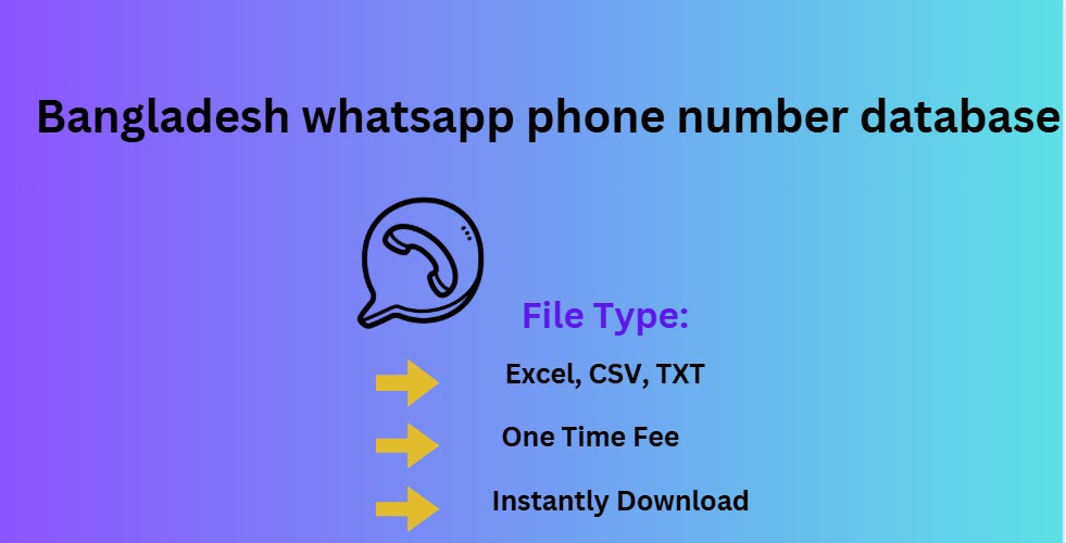 Bangladesh whatsapp phone number database