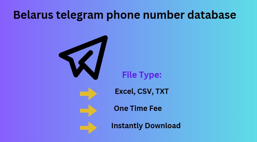 Belarus telegram phone number database