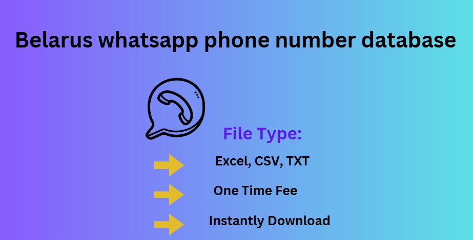 Belarus whatsapp phone number database