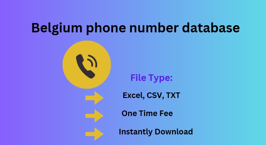 Belgium phone number database