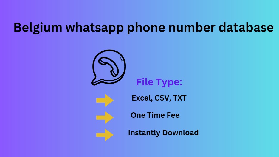 Belgium whatsapp phone number database