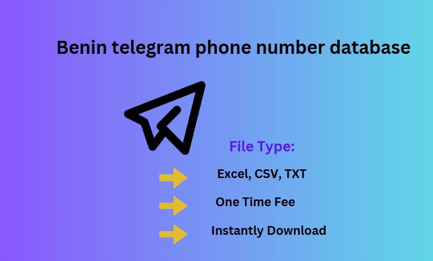 Benin telegram phone number database