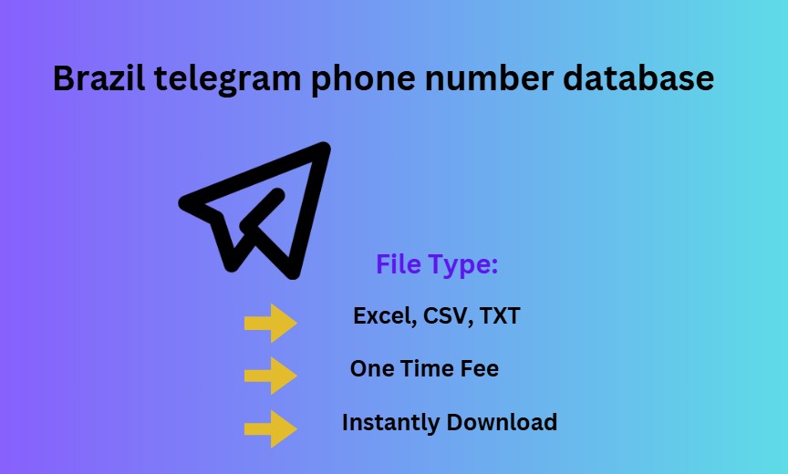 Brazil telegram phone number database