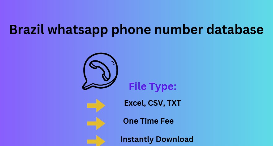Brazil whatsapp phone number database