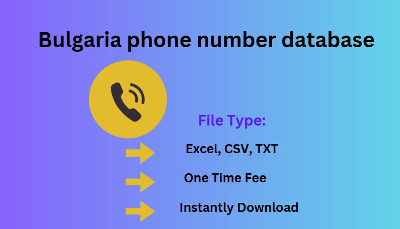 Bulgaria phone number database