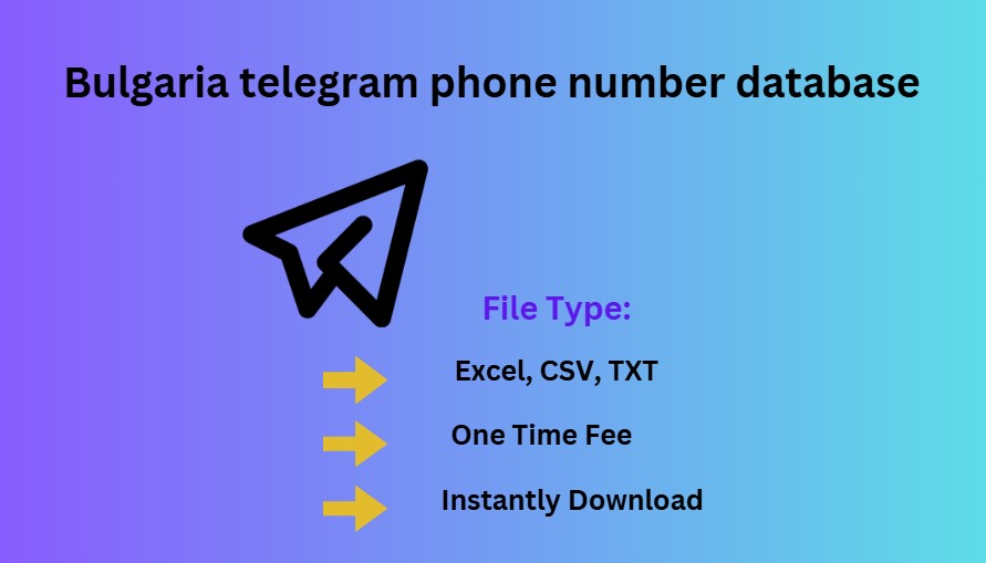 Bulgaria telegram phone number database