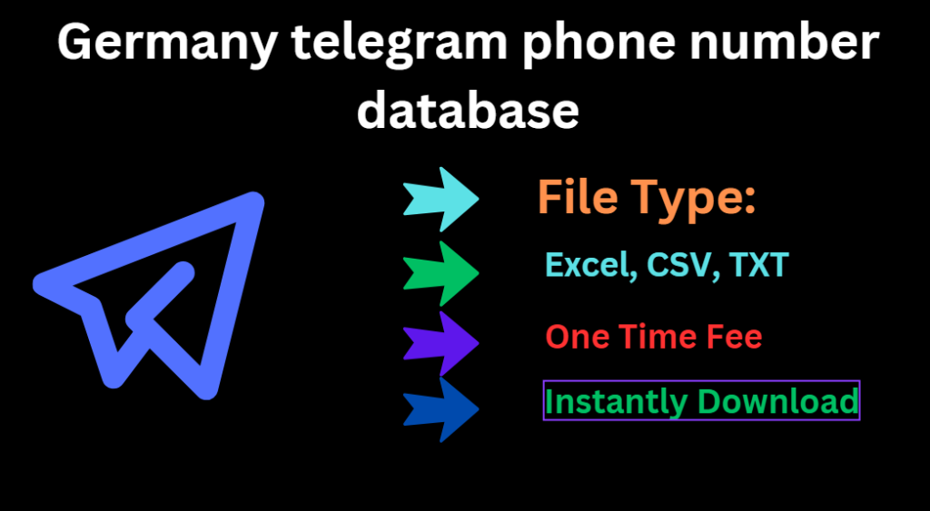 Germany telegram phone number database