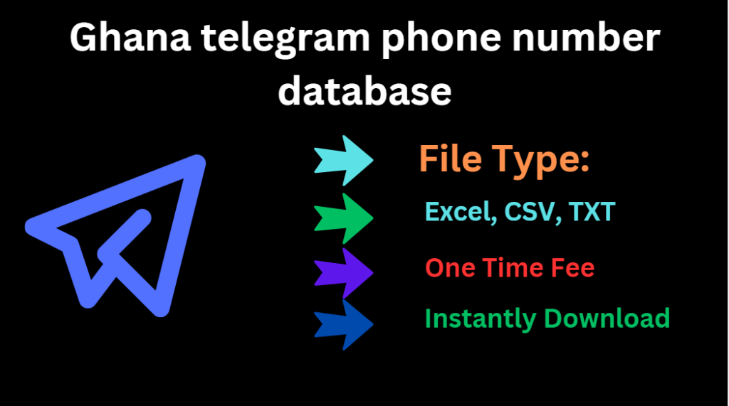 Ghana telegram phone number database