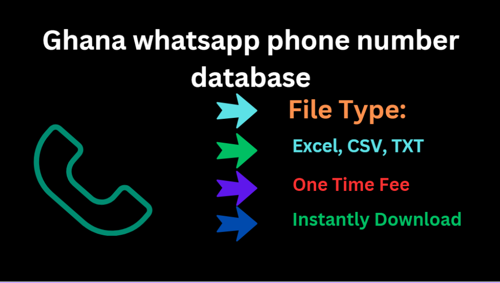 Ghana whatsapp phone number database