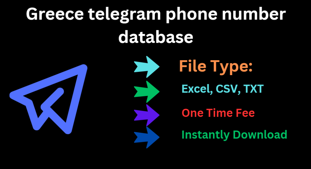 Greece telegram phone number database