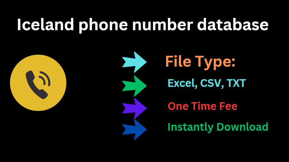 Iceland phone number database