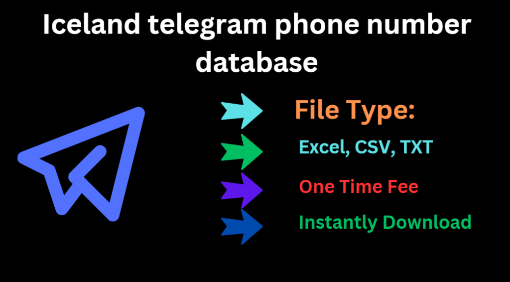 Iceland telegram phone number database