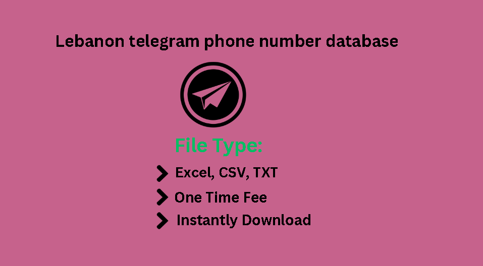 Lebanon telegram phone number database