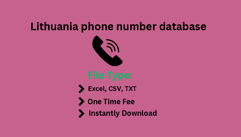 Lithuania phone number database