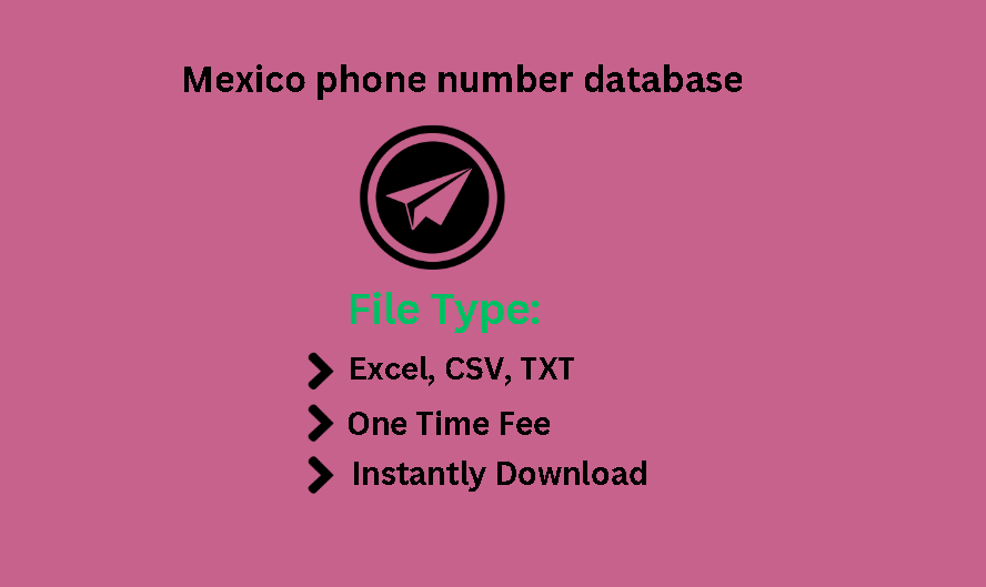 Mexico phone number database