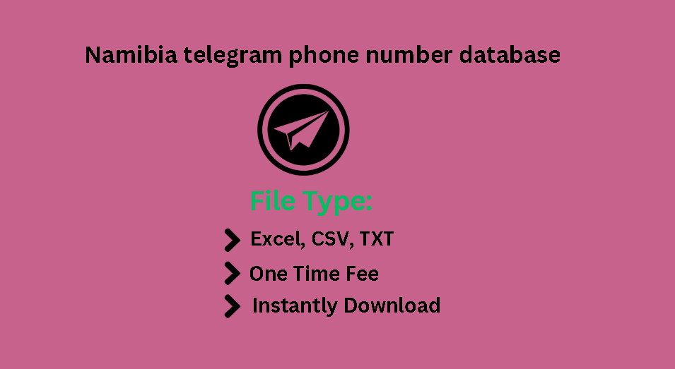 Namibia telegram phone number database