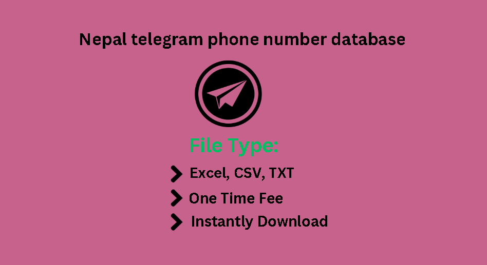 Nepal telegram phone number database