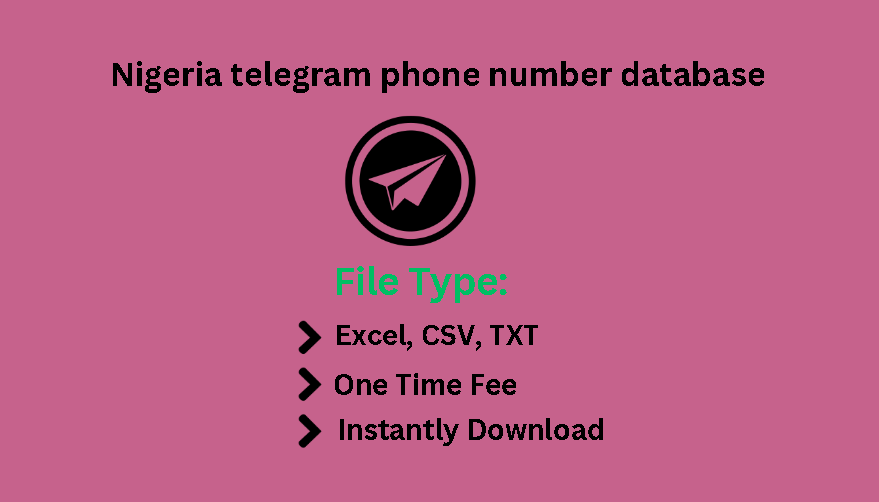 Nigeria telegram phone number database