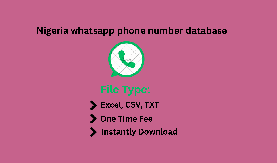 Nigeria whatsapp phone number database