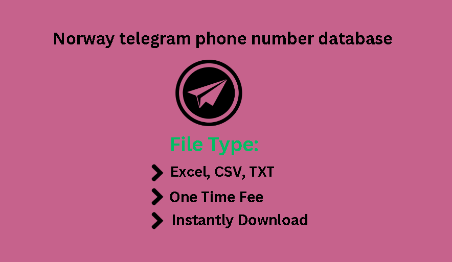 Norway telegram phone number database