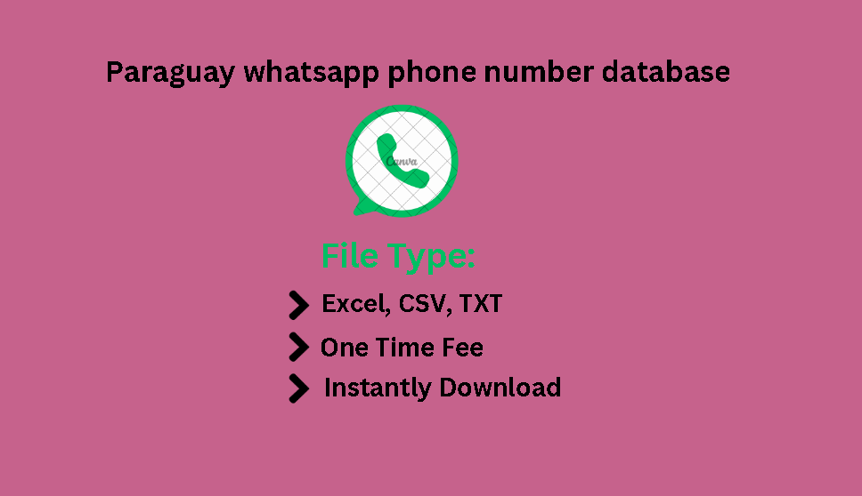 Paraguay whatsapp phone number database