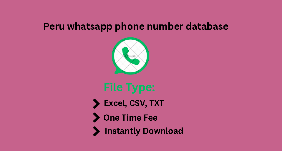 Peru whatsapp phone number database