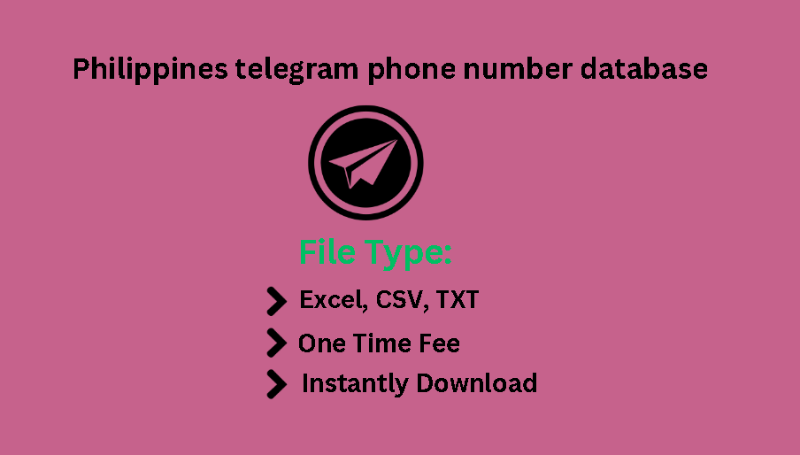 Philippines telegram phone number database