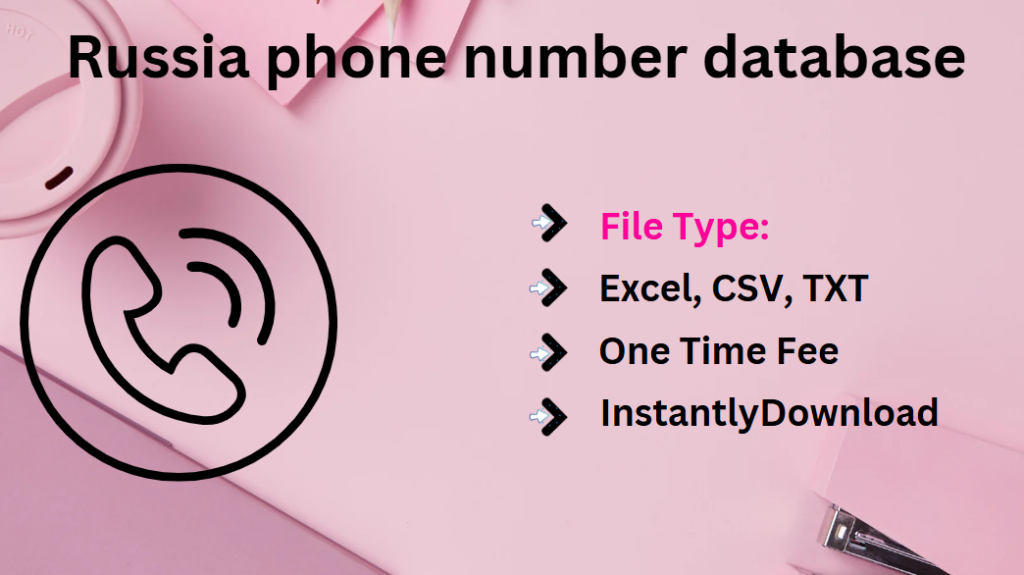 Russia phone number database