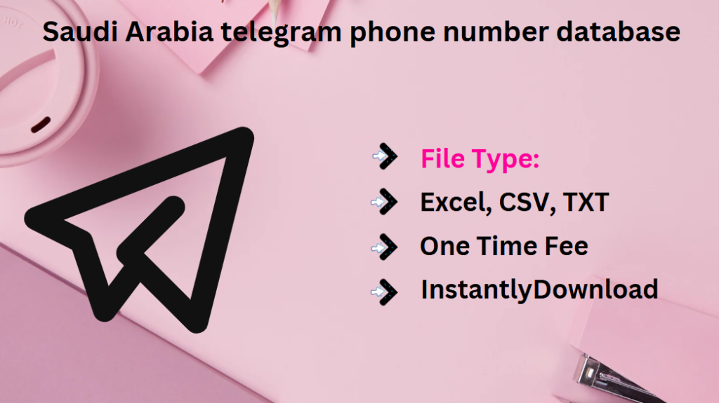 Saudi Arabia telegram phone number database