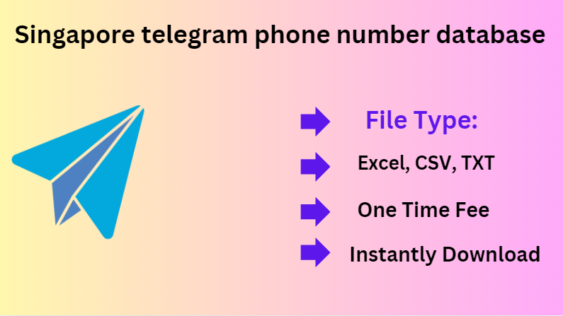 Singapore telegram phone number database