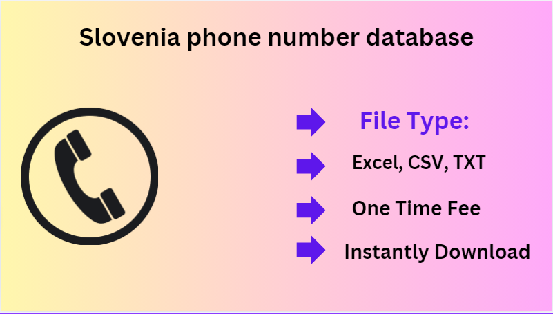 Slovenia phone number database