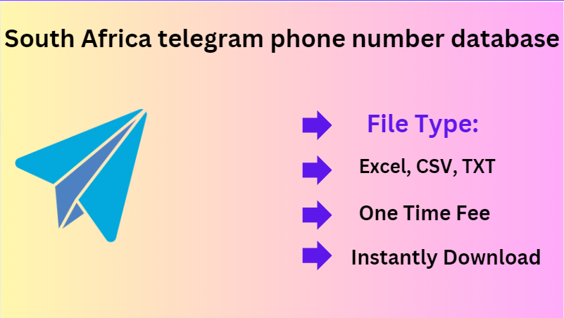 South Africa telegram phone number database