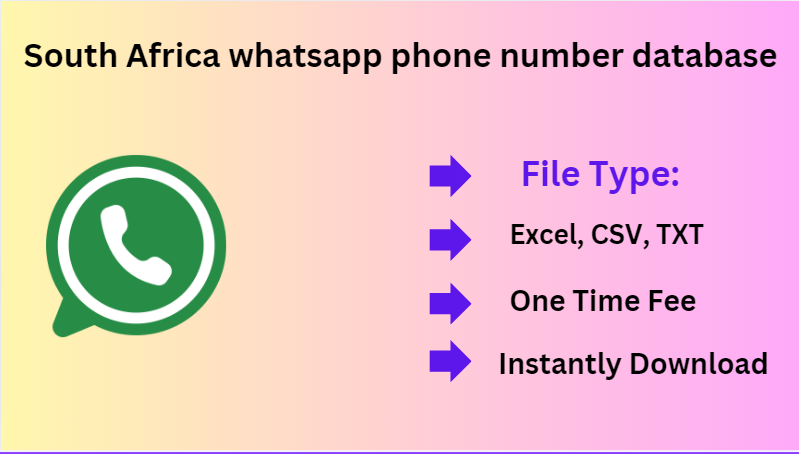 South Africa whatsapp phone number database